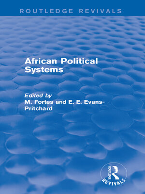 cover image of African Political Systems